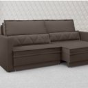 Ver imagem 1 de Sofá Cama Retrátil e Reclinável 200cm Velosuede Danubio Yescasa