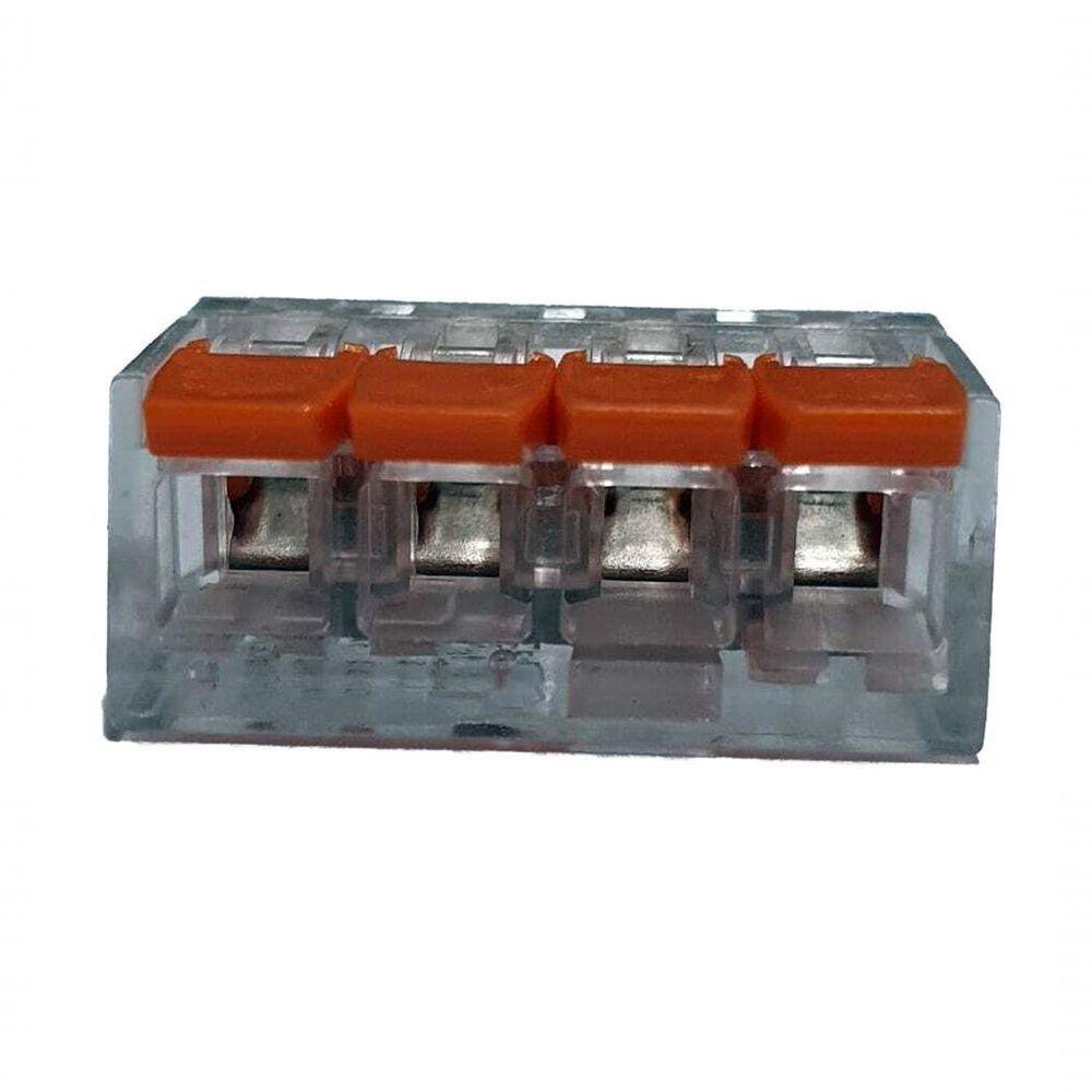 Kit Conector Borne Alavanca Cristal 4 Portas 10 Peças - 5