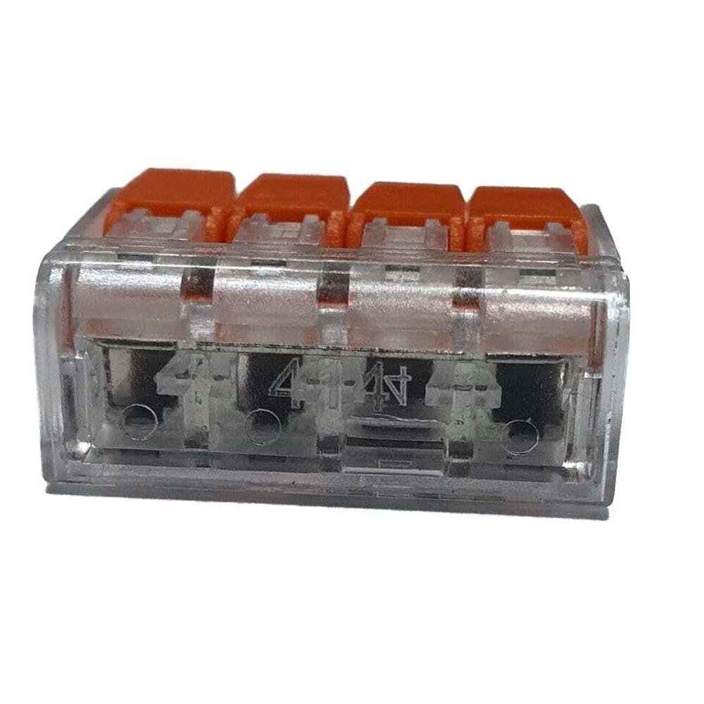 Kit Conector Borne Alavanca Cristal 4 Portas 10 Peças - 4