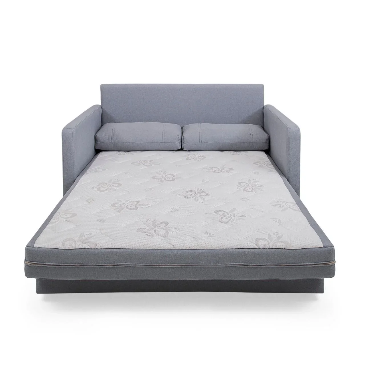 Sofá Cama Herval Versátil Queen 1,76m - Linho Cinza