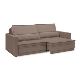 Sofá Cama Retrátil e Reclinável 240cm Velosuede Danubio Yescasa - 5