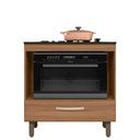 Ver imagem 1 de Balcão para Cooktop 4 ou 5 Bocas e Forno Ipe Nicioli Ipê