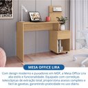 Ver imagem 7 de Escrivaninha Mesa Escritório 1 Gaveta Lira Complemento