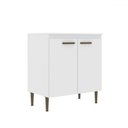 Ver imagem 1 de Balcão de Cozinha 80 Cm 2 Portas 1 Prateleira Co6202 Branco - Decibal
