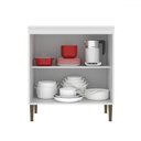 Ver imagem 2 de Balcão de Cozinha 80 Cm 2 Portas 1 Prateleira Co6202 Branco - Decibal