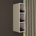 Ver imagem 1 de Nicho Adega para Cozinha 20cm 3 Prateleiras Mdf Branco Cz3318