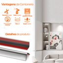 Ver imagem 6 de Perfil Metalizada Autocolante Pvc Acabamento Prata 15mm X 5m