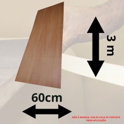 Revest Formica Madeirado Atlantica Trend Arauco Tx 3m X 60cm Acabamento Resistente Moveis - 3