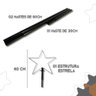 Árvore de Natal Luminosa Led Linear Slim 2,2m - 220v - 4