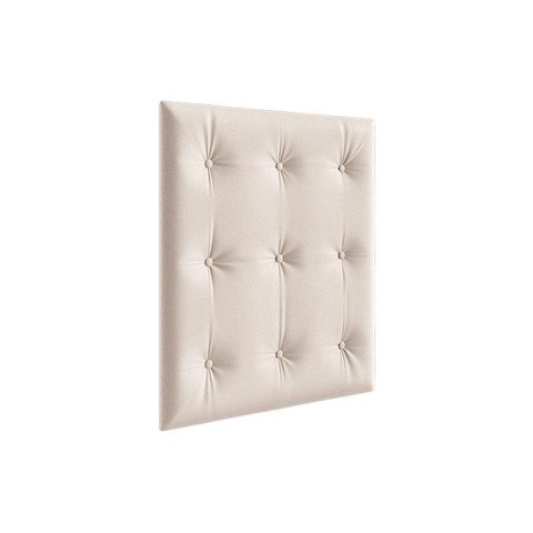 Multiuso de Quarto Bebê Kit Capitonê Courano P- Berço Retrô Bege - Peroba