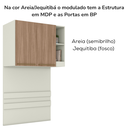 Ver imagem 6 de Ponte Solteiro Modulado 2 Portas 185x104 Cm Seletto Areia Jequitiba Henn
