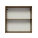 Ver mais imagens de Armário de Cozinha Aéreo 70 cm 2 Portas Rustic/Preto Glamy Madesa