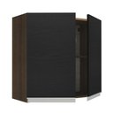 Ver imagem 6 de Armário de Cozinha Aéreo 70 cm 2 Portas Rustic/Preto Glamy Madesa