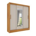 Ver imagem 2 de Guarda Roupa Casal 3 Portas Correr e 4 Gavetas C/ Espelho Valencia Tcil Tcil Móveis Roupeiro Valenci