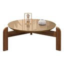 Ver imagem 4 de Mesa de Centro Lizz - Champagne/Cedro