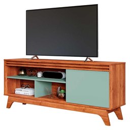 Rack para Sala Tv até 55" Grecia Cinamomo/salvia - 1