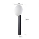 Ver imagem 3 de Arandela de Parede Led Lolli 3000k 5w Bivolt 44xø17cm Metal e Policarbonato Preto - Nordecor 2925