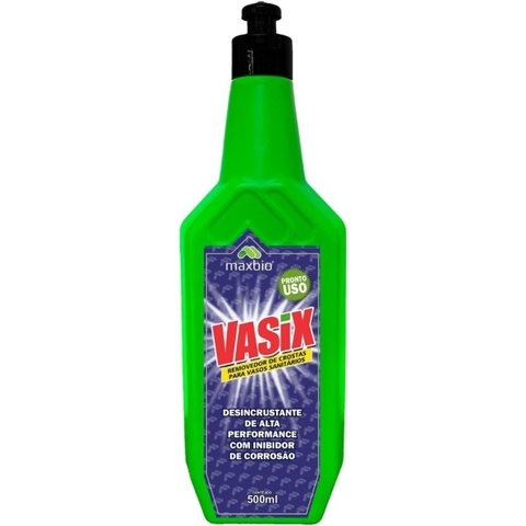 Vasix Removedor de Crostas e Manchas para Vaso Sanitario Alta Performance Profissional 500ml Maxbio
