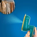 Ver imagem 4 de Mini Ferro de Passar Roupa Giratório Portátil a Vapor Viagem