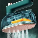 Ver imagem 6 de Mini Ferro de Passar Roupa Giratório Portátil a Vapor Viagem