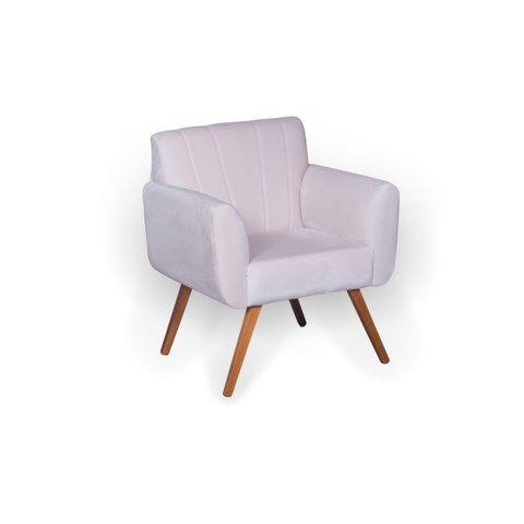 Kit Dallas - Sofá Retrátil + 2 Poltronas Bege Abílio