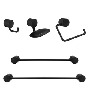 Kit de Acessórios para Banheiro 5 Peças Serenity SR11001 Ducon Metais