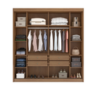 Ver imagem 2 de Guarda Roupa Versatto 4 Gavetas com Espelho - Cumaru Fendi