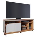 Ver imagem 1 de Rack Bancada para Tv até 65 Polegadas com Rodízios Freijo-off White Matte Freijo-off White Matte