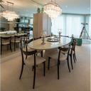 Ver imagem 2 de Mesa de Jantar Cone Oval 160x90 cm Laqueada Personal Moveis Design