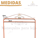 Ver imagem 2 de Arara De Chão Retrô Rose Gold 120cm C/ Rodinha De Brinde