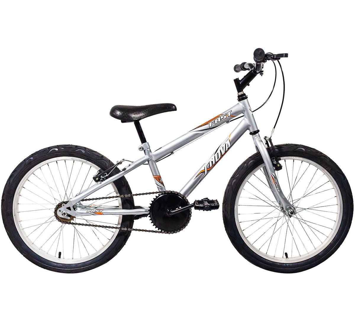 Bicicleta Infantil em Aço Carbono Aro 20 MTB - Xnova - Prata - 1
