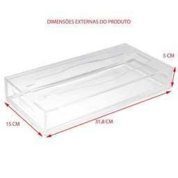Toalheiro Lavabo Acrílico Médio Centauri Acrílicos TL-M - 6