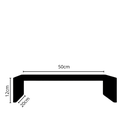 Ver imagem 4 de Suporte de Mesa Ergônomico para Monitor Preto 50x20x12cm