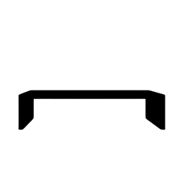 Suporte de Mesa Ergônomico para Monitor Preto 50x20x12cm - 3