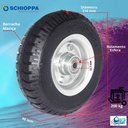 Ver imagem 2 de Roda Fixa Pneu Maciça Pol. Rol.esfera S/freio 200kg