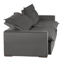 Ver mais imagens de Sofá Bahia Modular 4 Lugares 2,30 MT com Molas Retrátil e Reclinável Veludo Nobre Sofatec