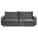 Ver imagem 2 de Sofá Bahia Modular 4 Lugares 2,30 MT com Molas Retrátil e Reclinável Veludo Nobre Sofatec