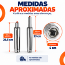 Ver mais imagens de Pistão a Gás para Cadeira Escritório Presidente Classe 1 até 120kg