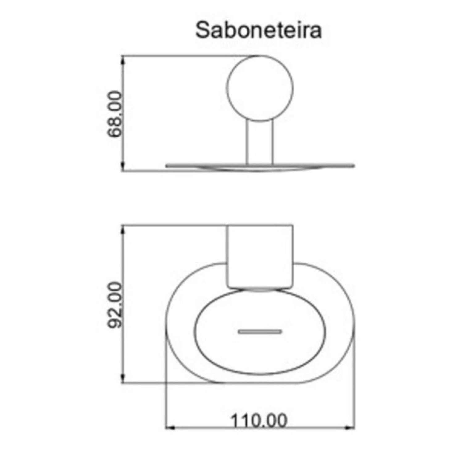 Saboneteira Serenity SR11020 Ducon Metais - 2