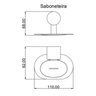 Saboneteira Serenity SR11020 Ducon Metais - 2