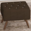 Ver imagem 2 de Puff Puf Para Sala Pes Madeira Trit Veludo SL 942 Peer