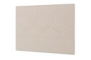Ver imagem 1 de Cabeceira Lima Plus Casal 1400mm Veludo Adar Off White - Simbal