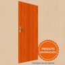 Folha Porta Madeira Lisa Reforço Fechadura 2 Lados:mogno - 4