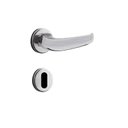 Ver imagem 1 de Fechadura para Porta Interna Cromo Acetinado 40mm com Roseta MZ920 Standard Papaiz