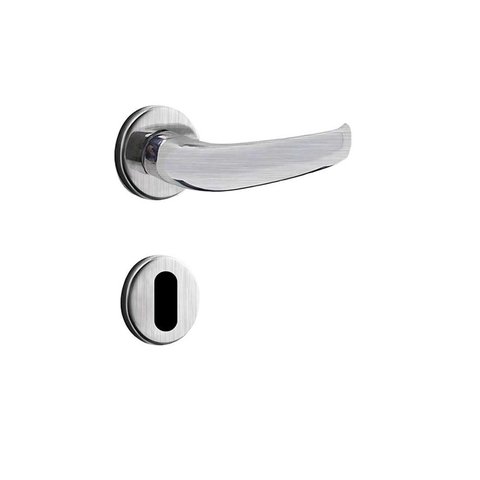 Fechadura para Porta Interna Cromo Acetinado 40mm com Roseta MZ920 Standard Papaiz