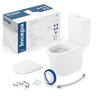 Kit Vaso Sanitário com Caixa Acoplada e Assento Soft Close Neo Incepa - 4