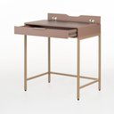 Ver imagem 5 de Escrivaninha Square 1 Gaveta 70 Cm X 48 Cm Rosa Blush