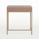 Ver imagem 3 de Escrivaninha Square 1 Gaveta 70 Cm X 48 Cm Rosa Blush