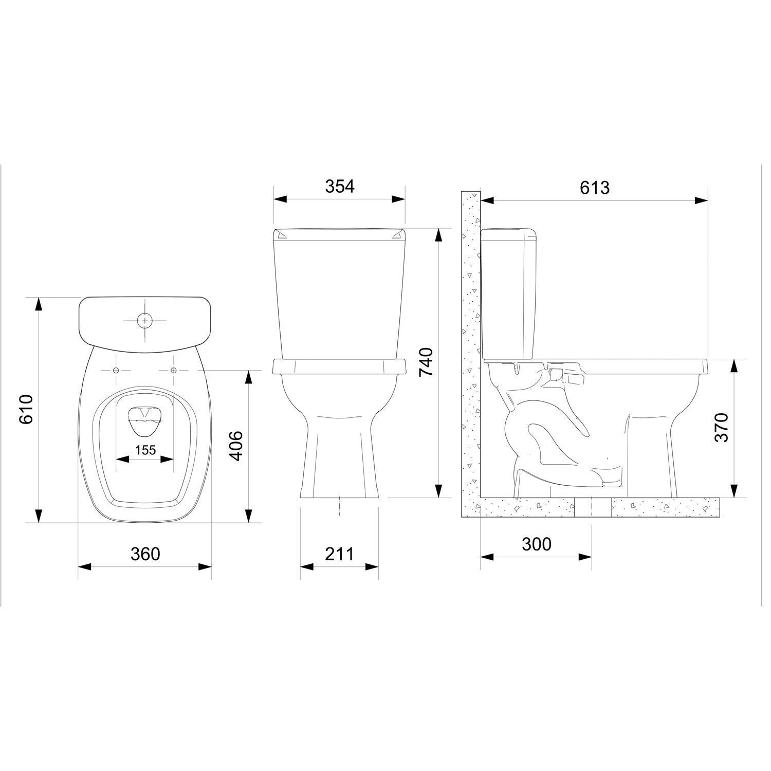 Ver imagem 4 de Vaso Sanitário com Caixa Acoplada Art da Roca Branco