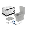 Ver imagem 2 de Kit de Bacia com Caixa Assento Termofixo com Queda Amortecida e Complementos de Instalação Boss Roca